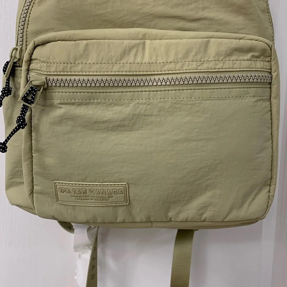 Pajar Khaki / Tan / Green Nylon Backpack